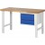 RAU Werkbank Basic-7 | Höhenverstellbar | 2 Schubladen | Breite 1,5m