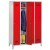 PAVOY Spind 4 tlg. mit Füßen und Zylinderschloß Typ 20201-413-031 / 1850 x 1230 x 500 mm