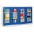 PAVOY Schiebetürenschrank mit Sichfenstertüren 30301-200-590 / 1200 x 2000 x 500 mm