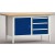 KLW LUTZ Werkbank 1 Türe 3 Schubladen WS177N-1500M40-E1660 - Breite 1,5 m 